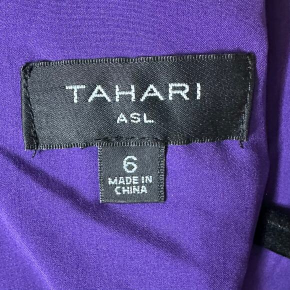 NWT Tahari ASL Ombre' Pleated Trapeze Midi Dress Sz 6 Handkerchief Hem MSRP $169 - Picture 10 of 14